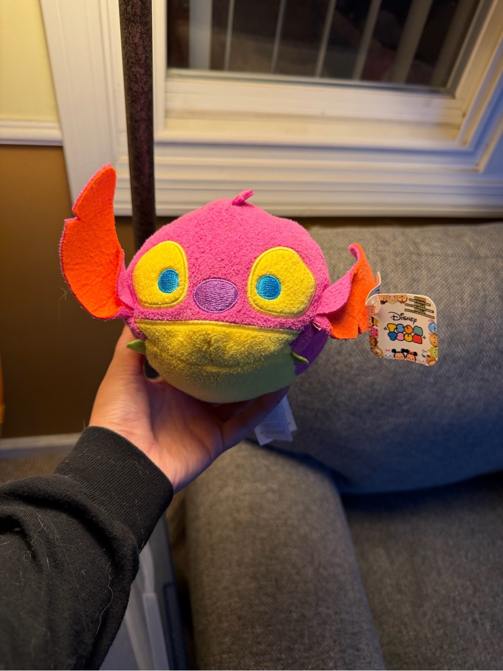 Disney Stitch plush toy in pink